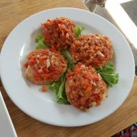 Bruschetta at Green-Go Garden in Siem Reap