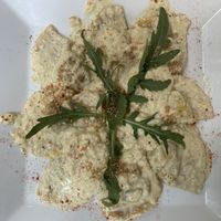 Tofu ravioli  at Green-Go Garden in Siem Reap