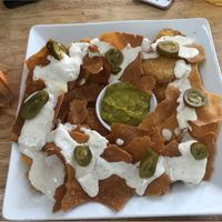 Vegan nachos  at Green-Go Garden in Siem Reap