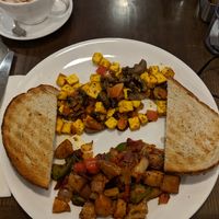 Tofu scramble at The Flying Egg in Bethlehem