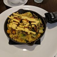 Vegan skillet at The Flying Egg in Bethlehem