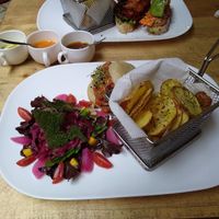 Jackfruit in Jack Daniels BBQ sauce at Cafe Libre in Cuenca