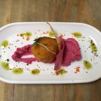 Gruss von der Küche at Cafe Libre in Cuenca