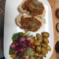 Pulled bbq jackfruit (usually on bao)  at Cafe Libre in Cuenca