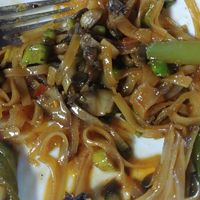 Tons of oil in the bottom of the dish at Honey Hole in Plymouth