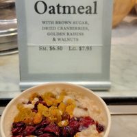 Oatmeal for a morning flight at SFO - Napa Farm Market - TG in South San Francisco
