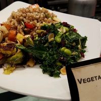 vegetable plate at SFO - Napa Farm Market - TG in South San Francisco