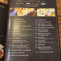 Multiple vegan options with the lunch specials   at Kobe Hibachi Sushi in The Dalles