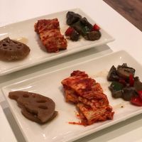 Starters at Soul Veggie Korean Vegetarian in Central Singapore