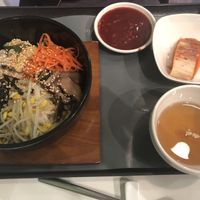Bibimbap rice set  at Soul Veggie Korean Vegetarian in Central Singapore