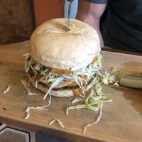 Burger  at Small Time Cooks in Abang