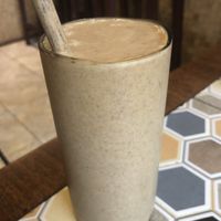 Banana chai smoothie  at Small Time Cooks in Abang