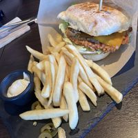 Vegan burger    at Green Farm Cafe  in Kutchan