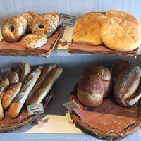 Daily vegan bread options.  at Green Farm Cafe  in Kutchan