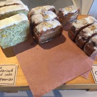 The banana bread was super moist.  at Green Farm Cafe  in Kutchan