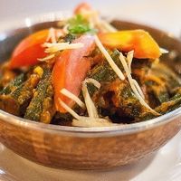 Bhindi masala  at Indian Essence Art in Bangkok