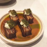 Potato gratin  at Lazy Su in Braddon