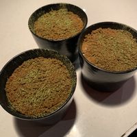 Tiramisu cream pots at Lazy Su in Braddon