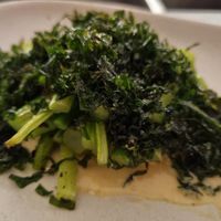 Charred broccoli at Lazy Su in Braddon