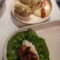 Jalapeno Noodle Poppers and Mushroom SSAM at Lazy Su in Braddon