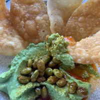 Edamame dip  at Lazy Su in Braddon