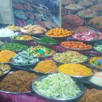 Buffet at Buffet at Luang Prabang Night Market in Luang Prabang