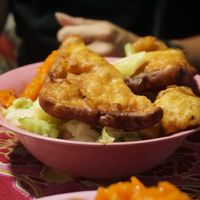 buffet 1 at Buffet at Luang Prabang Night Market in Luang Prabang