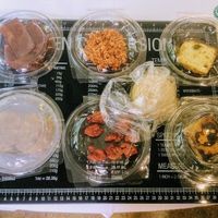 Take home samples, enjoy meze for late lunch or dinner with developed recipes from cooking class, and take the evening off - you it deserve after all that hard work !  

Here from cooking class on faux meats: bacon, mince, fish, rolls, beef medallions, ham, and chicken on skin - all vegan! We also enjoyed tofu egg scramble for brunch. 8 incredible dishes!  at Just Vegan in Johannesburg