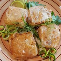 Faux chicken at Just Vegan in Johannesburg