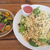 Vegan power salad at Doppio Zero - Pineslopes in Johannesburg