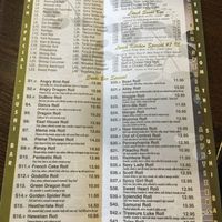 Japanese rolls at Japan One in Dubois
