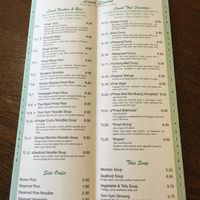 Lunch menu  at Japan One in Dubois