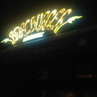Here's the sign at nighttime :) at Bareburger in Rockville Centre