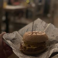 Beyond burger with Just Egg!! at Bareburger in Rockville Centre