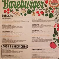 Lots of options at Bareburger in Rockville Centre