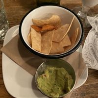 Chips and guacamole  at Bareburger in Rockville Centre