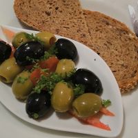 bowl with olives at Hotel Restaurant Ketterer in Triberg