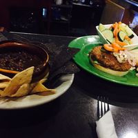 Burger and chili at Sea Dog Brewing Co in Bangor