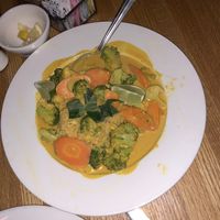 Vegan Thai curry at Stateline Brewery & Restaurant in South Lake Tahoe