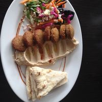 Falafel platter at Kassaba in Taupo