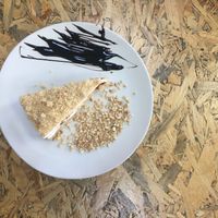 Cheescake at AchAlMa'le in Haifa