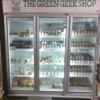 Fridge at The Green Geek Shop in Bangkok