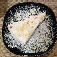 Cheesecake végétal at Vegetalicia in Namur