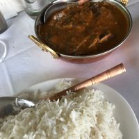 Mushrooms ala Namaste. We had it "Indian hot:" and it was manageably spicy and delicious. at Namaste in Crete