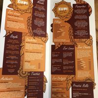 Menu 2 at Zuri Coffee in Wolverhampton