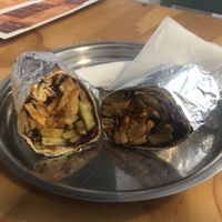 Mushroom wrap  at Zuri Coffee in Wolverhampton