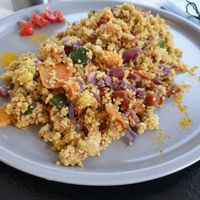 Quinoa con Curry 💚 at Casa Veggy in Nerja