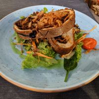 kulebiak (bread filled with cabbage) at Pod Niebieniem in Poznan