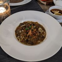 mushroom soup at Pod Niebieniem in Poznan
