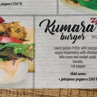 Menu at Attaboy in Budapest